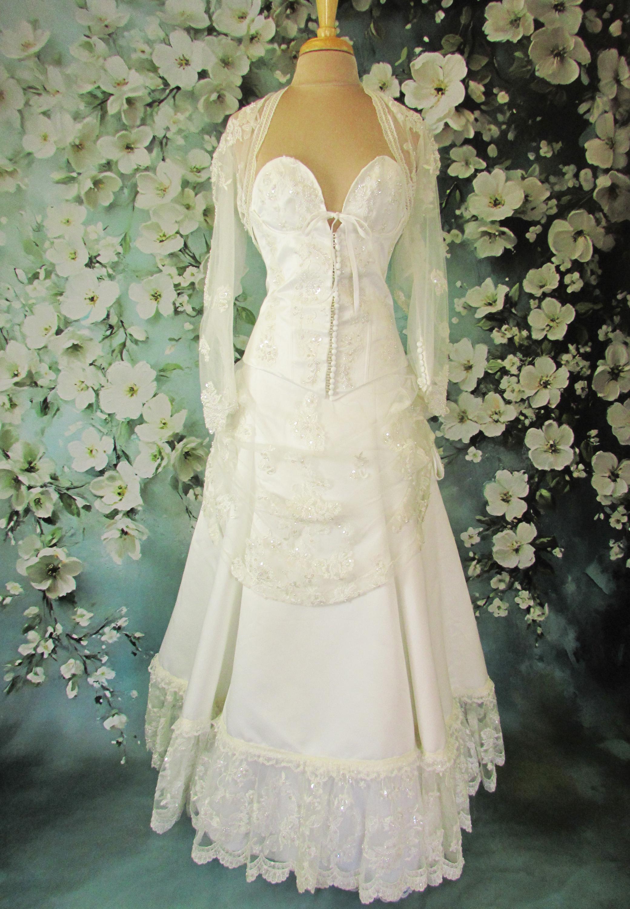 Handmade Victorian Wedding Gown | Corset Wedding Gown | Victorian Handmade Victorian Wedding Gown | Corset Wedding Gown | Victorian