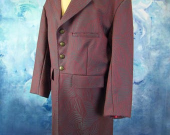 Wool Victorian Wedding Coat | Wedding Frock Coat | Cowboy Coat | Victorian Coat | Edwardian Coat | Victorian Jacket | Historical Frock Coat