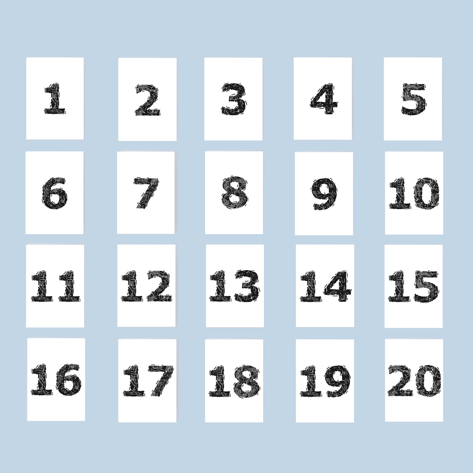 black-and-white-numbers-flashcards-1-20-with-bilingual-list-etsy