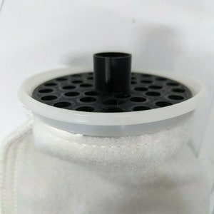 2.75" - 4" - 7" Filter Sock Silencer | 3D Printed PETG | Aquarium Refugium & Reef Sump Accessory