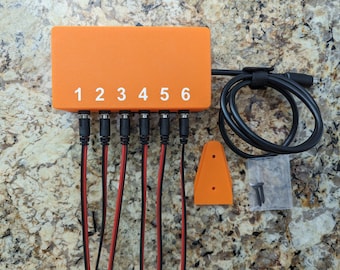 Breakout Box for Neptune Apex DC Jacks w/ 6 cable leads included Hidden Mounting