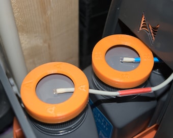 3 tappi guida per provette reagenti Trident / compatibili con Neptune Systems Apex / set da 3