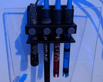 Aquarium Test Probe Holder for Apex Neptune Rimless /Lipped Rim New Euro Braced Design