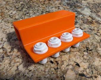 Dosing Tube Mount for Rimmed Tanks | 1–4 Quick Connect Bulkheads | 1/4&quot; Tubing Compatible