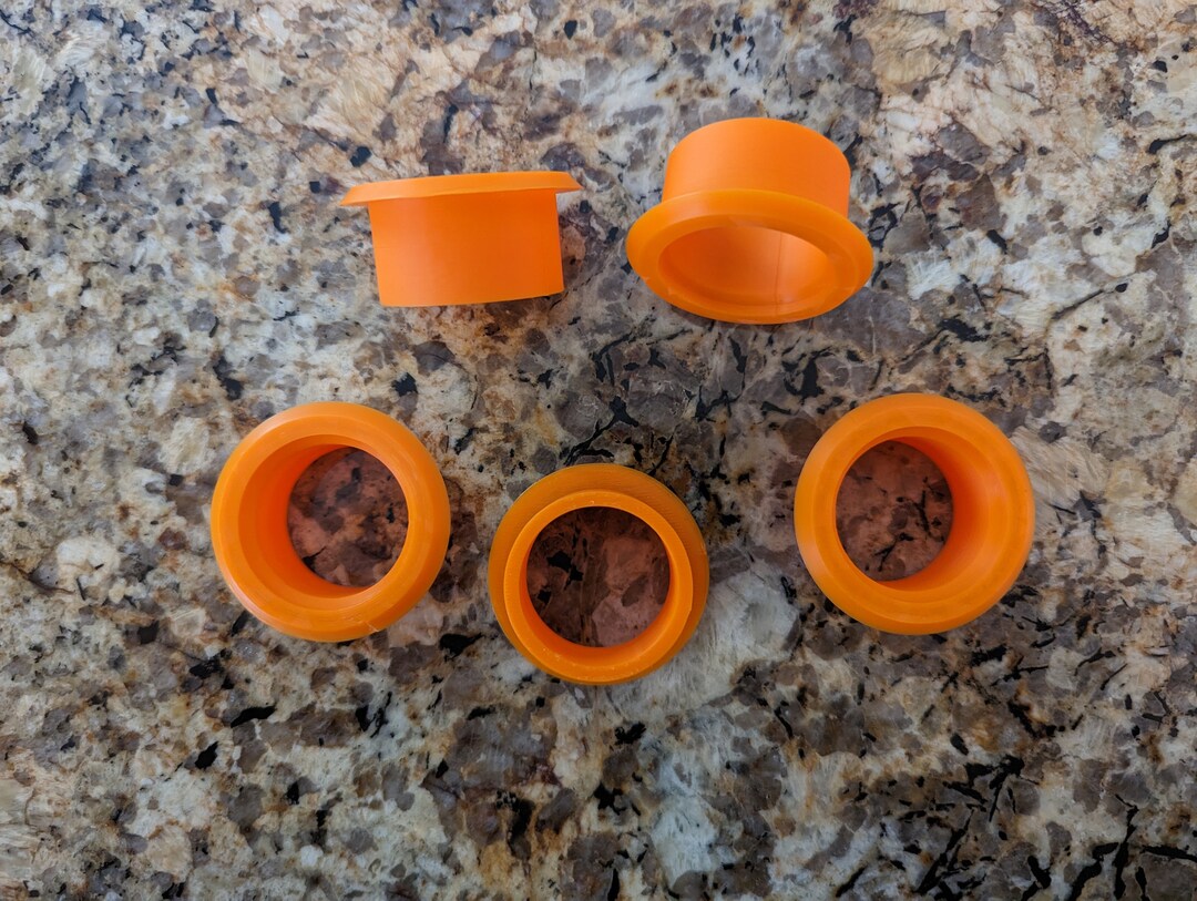 5 Pack Cable Grommets in Custom Colors and Custom Sizes for Aquariums