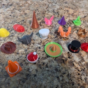 Set of 16 Pre-Made Premium Sea Urchin Hats | 3D Printed Reef Safe | Approx. 30mm Size