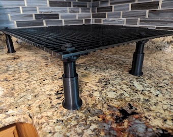 1 Single Adjustable Egg Crate Frag Rack Leg 3D Printed in PETG Reef Aquarium