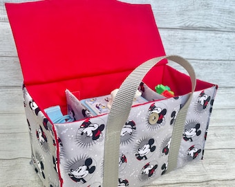 Toniebox Bag: Handmade Cotton Carrier, Tonies Storage | Mickey | Minnie | Mouse