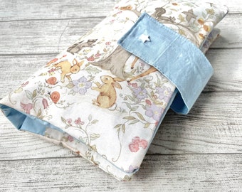 Diaper Clutch | Diaper Bag | Baby Shower |Organizer | Baby Boy | Vintage | Blue | Forest | Animals | Whimsical | Fairytale