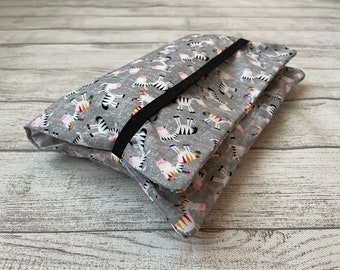 Windel Clutch | Windeltasche | Windeltasche | Babyparty | Geschenkidee | Windelorganizer | Regenbogen Baby | Zebra | Windeltasche