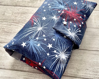 Diaper Clutch | Diaper Bag | Baby Shower |Organizer | America | Fireworks | Fourth of July | Stars and Stripes | Freedom