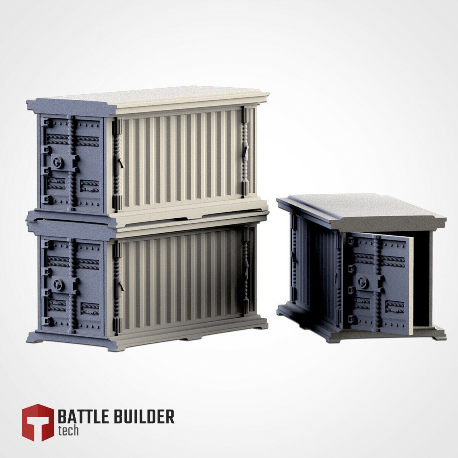 Containers Set of 3Warhammer 40k Crates WarGaming Etsy
