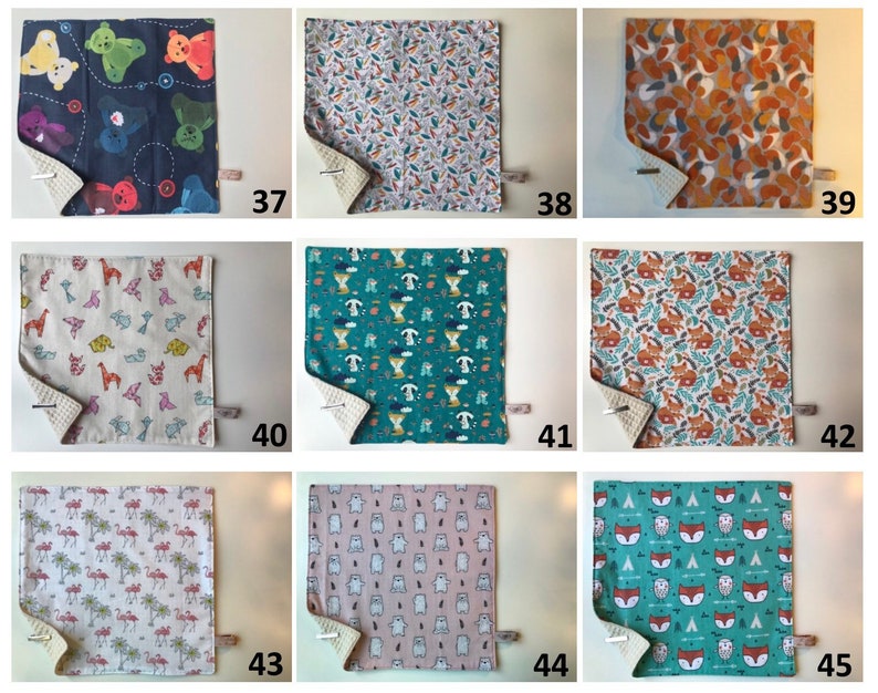 Serviette de table doublée en tissu pour enfants : motifs animaux image 6