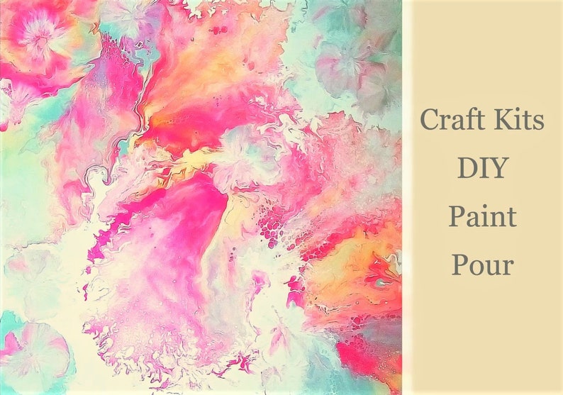 Craft Kits. DIY Kits for Adults Acrylic Pour Kit Etsy Canada