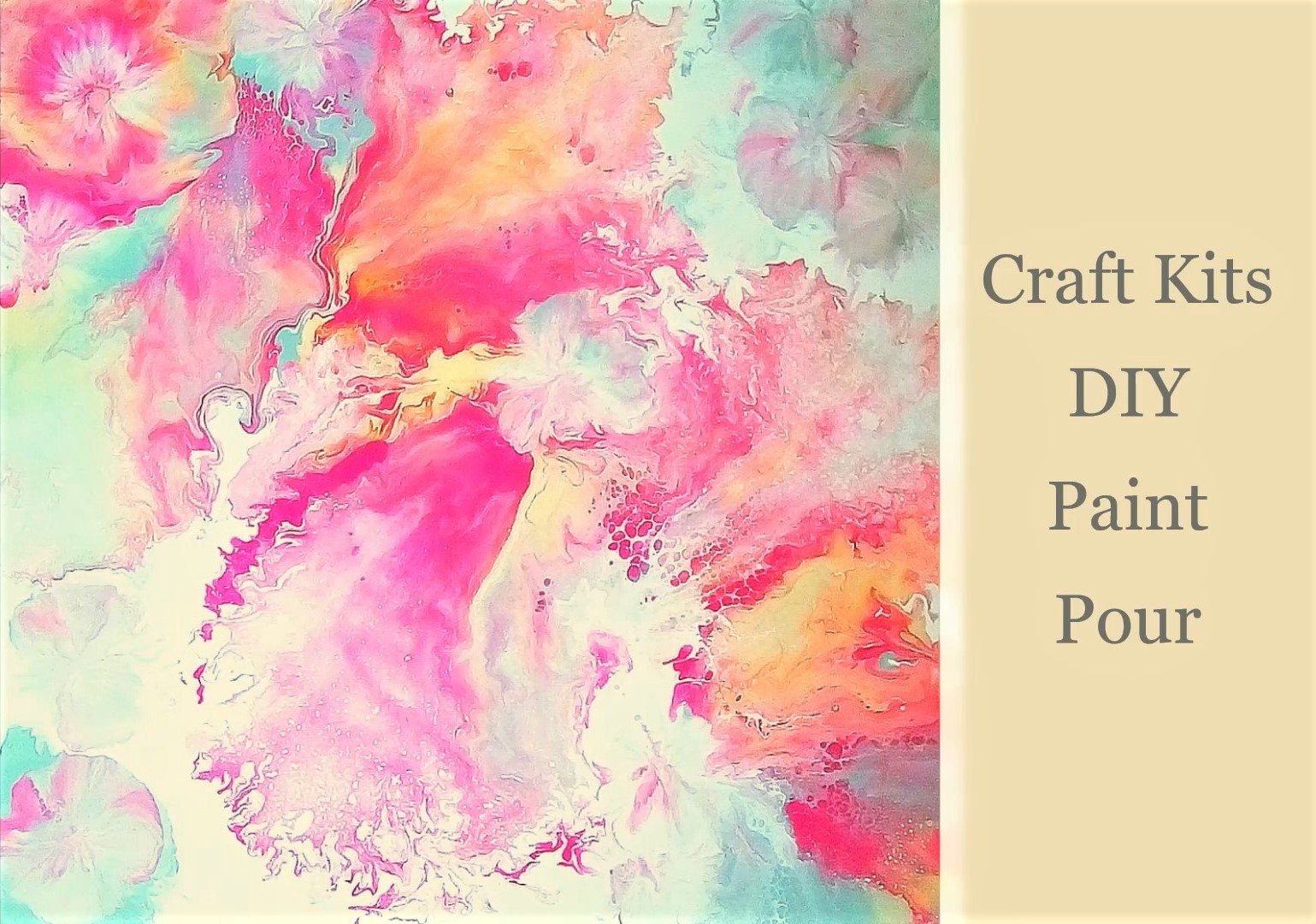Craft Kits DIY Kits For Adults Acrylic Pour Kit 3 8X10 Etsy Canada