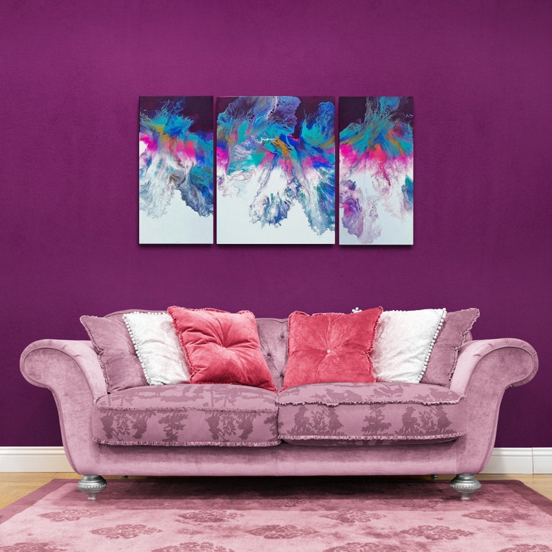 3 Piece Wall Art Triptych Wall Art Available as Print on Etsy