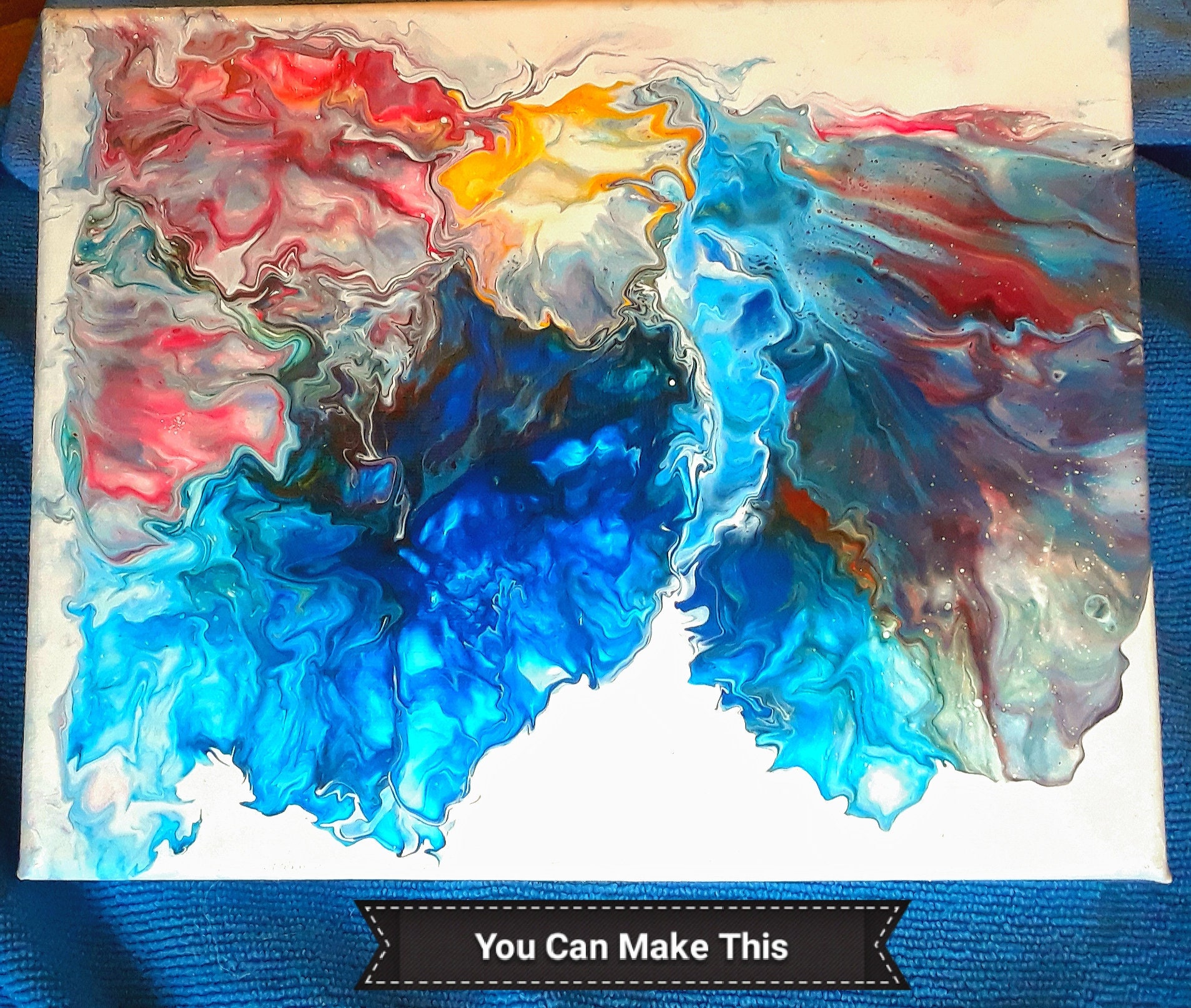 DIY Paint kit Craft Kit Acrylic Pouring Paint and Pour Kit. Etsy