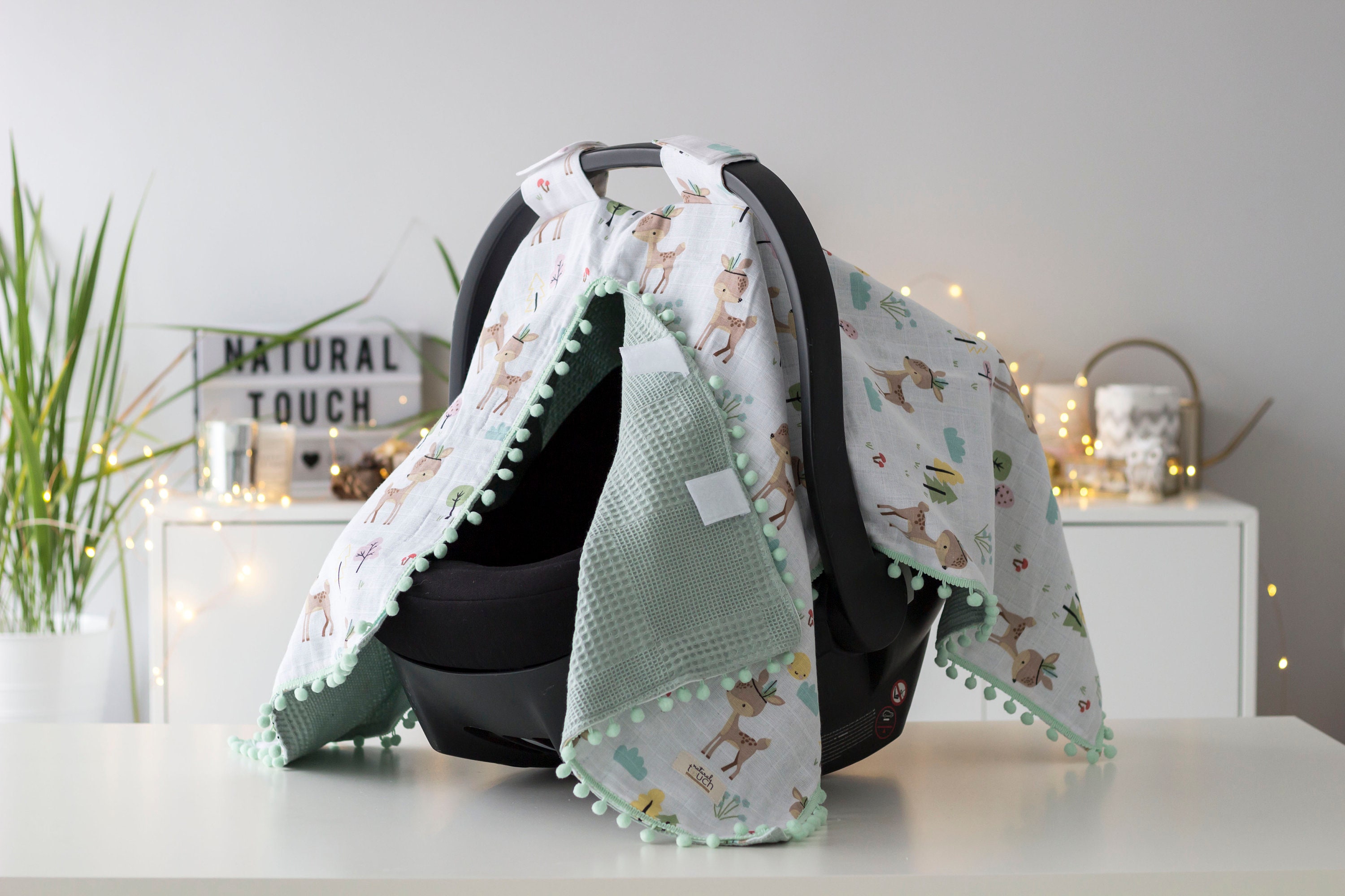 Customized Car Seat Cover Car Seat Canopy Baby Girl Baby Etsy