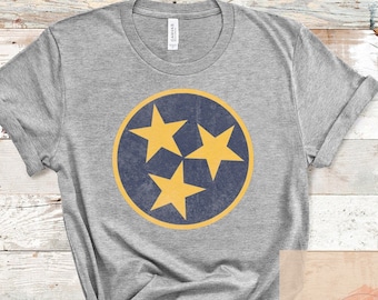 Distressed ETSU Tshirt Unisex ETSU Tshirt ETSU Fan Crewneck Tshirt Distressed Tee East Tennessee Gift College Student gift