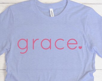 Women's Grace Shirt, Christian Shirt, Christian Shirts for Women, Christian Apparel, Christian Clothing, Christian Shirt, Disciple, Grace