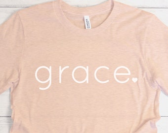 Women's Grace Shirt, Christian Shirt, Christian Shirts for Women, Christian Apparel, Christian Clothing, Christian Shirt, Disciple, Grace