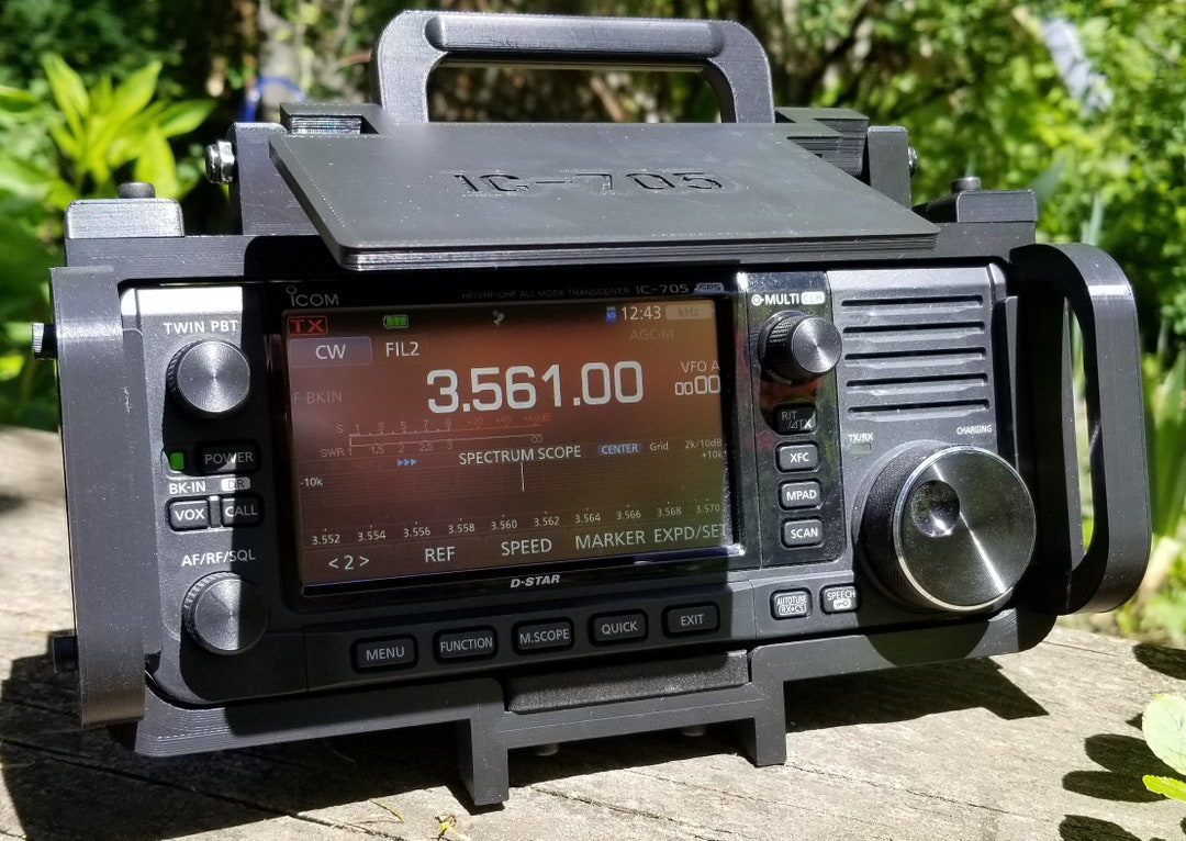フリップアップスクリーンカバー IC-705 キャリーフレームと