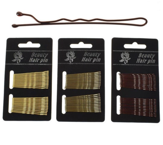 Black Bobby Pin Set