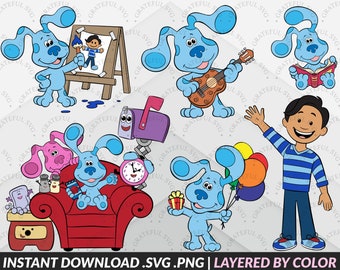 Download Blues Clues Birthday Svg Etsy