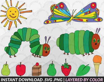 Printable Hungry Caterpillar Etsy
