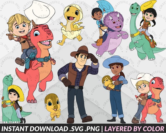 Dino Ranch SVG Bundle Dino Ranch Svg Dino Ranch Birthday | Etsy