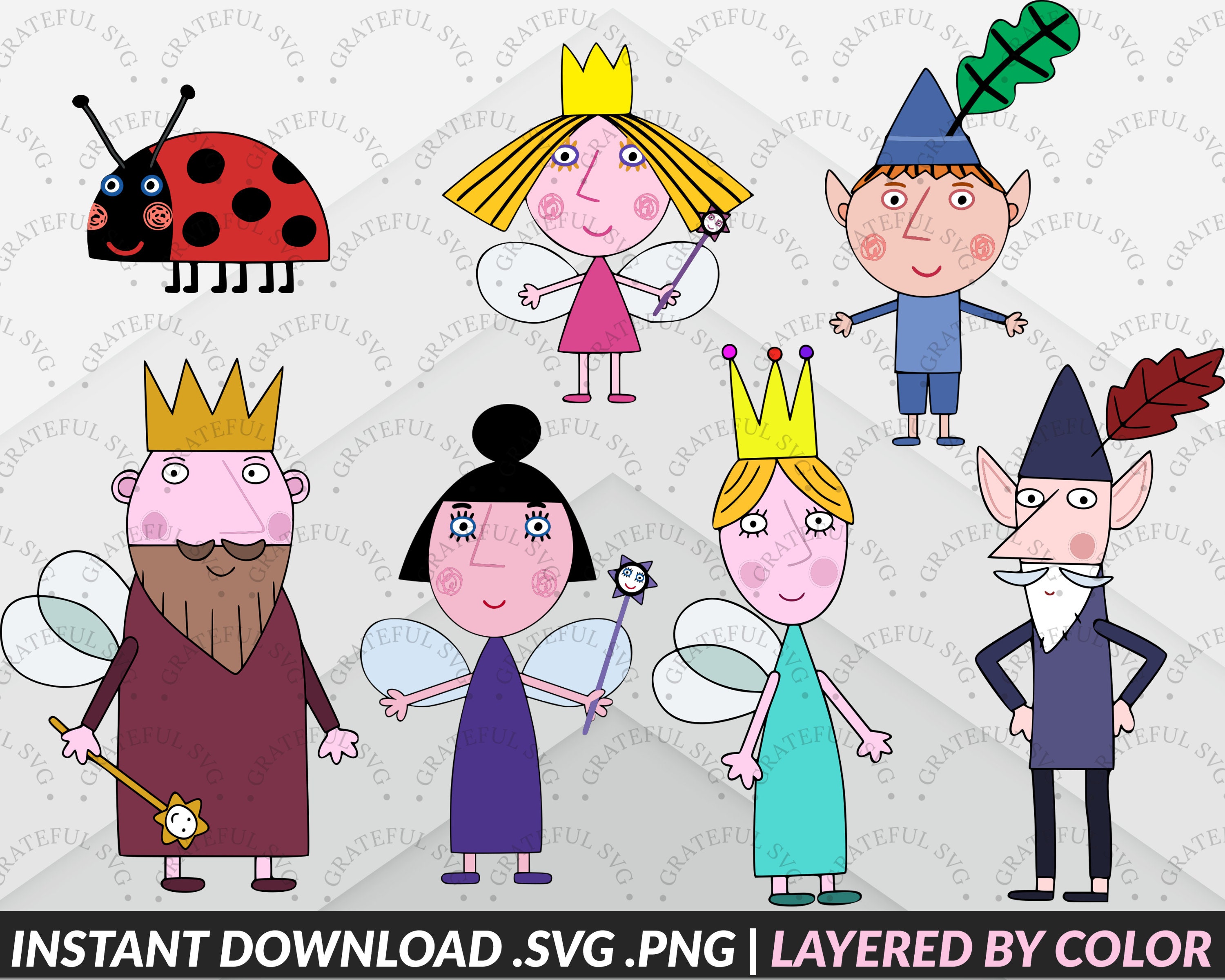 ben-and-holly-little-kingdom-svg-bundle-ben-and-holly-svg-etsy