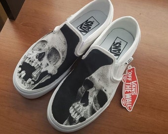 skull shoes vans