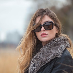 Oversized Square Sunglasses | Brown Tortoiseshell Large Frame Sunglasses