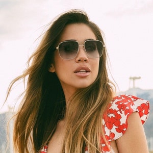 1970&#39;s Style Sunglasses / 70&#39;s Style Retro Aviator