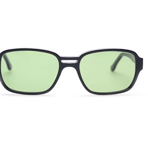Green & Black Sunglasses | Sunglasses with Green Lenses | Colorful Eyewear for Festivals or Street Style