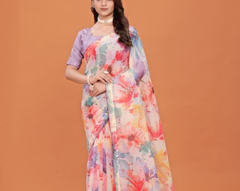 Premika Floral Saree
