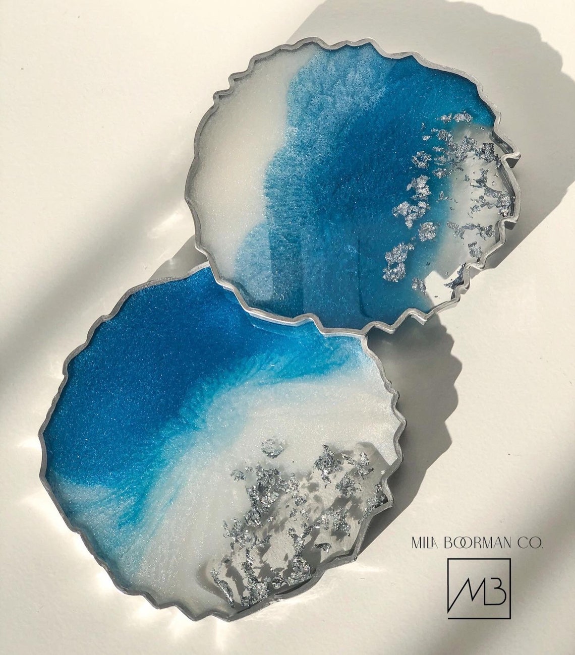 Untersetzer am Blauen Meer Wohnkultur Handgemachte | Etsy