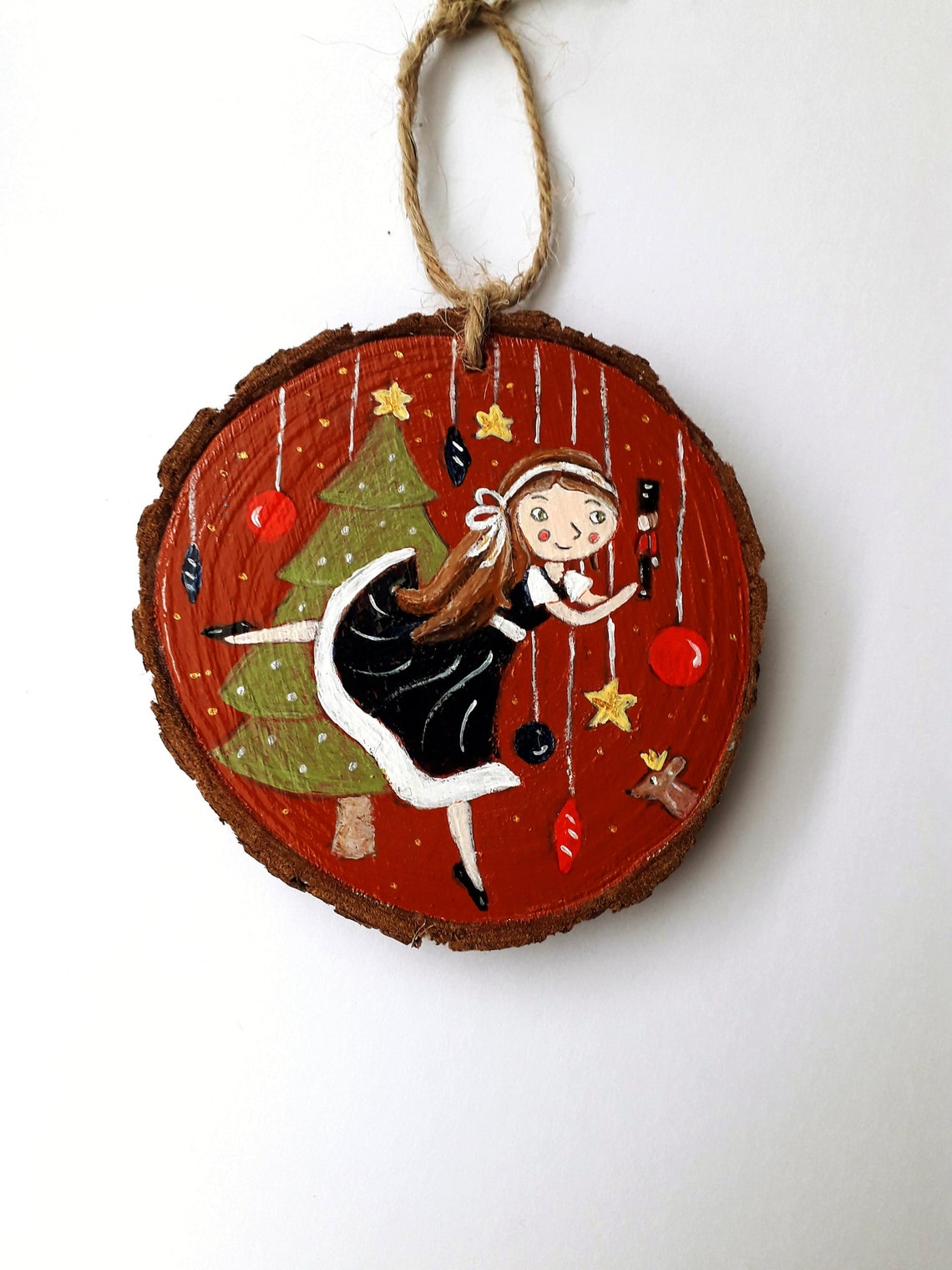 The Nutcracker Christmas Tree Ornament Fairy Tale Christmas Etsy UK
