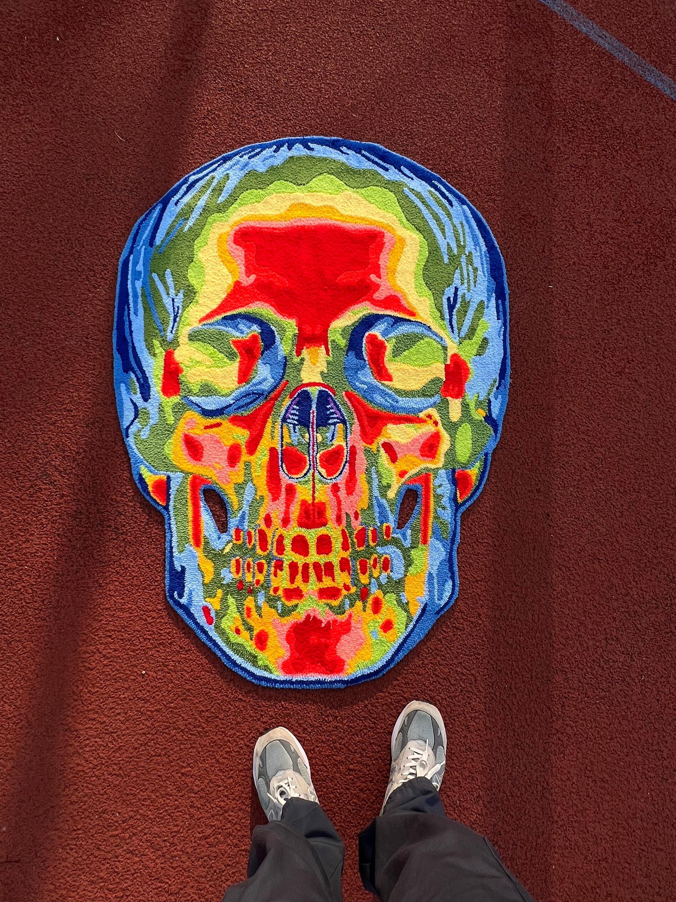 READY to SHIP Rug Tufted Custom Head Etsy