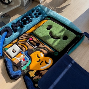 BMO Tufted 3d Custom Rug Fluffy Carpet Adventure Time - Etsy