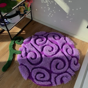 Alfombra personalizada con mechones Gomu Gomu de fruta del diablo en 3D imagen 4