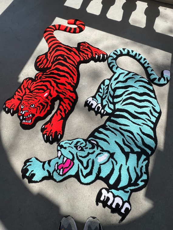 Tiger Rug Tufted Custom - Etsy