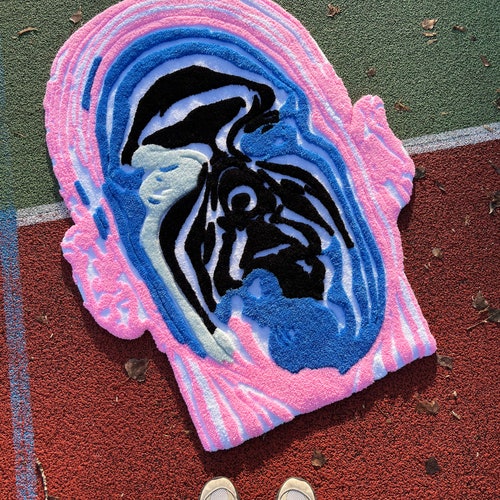 READY to SHIP Custom Tufted Head Rug Etsy