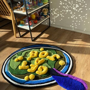cartoon rug tufted fluffy 3d carpet gift bedroom decor image 7