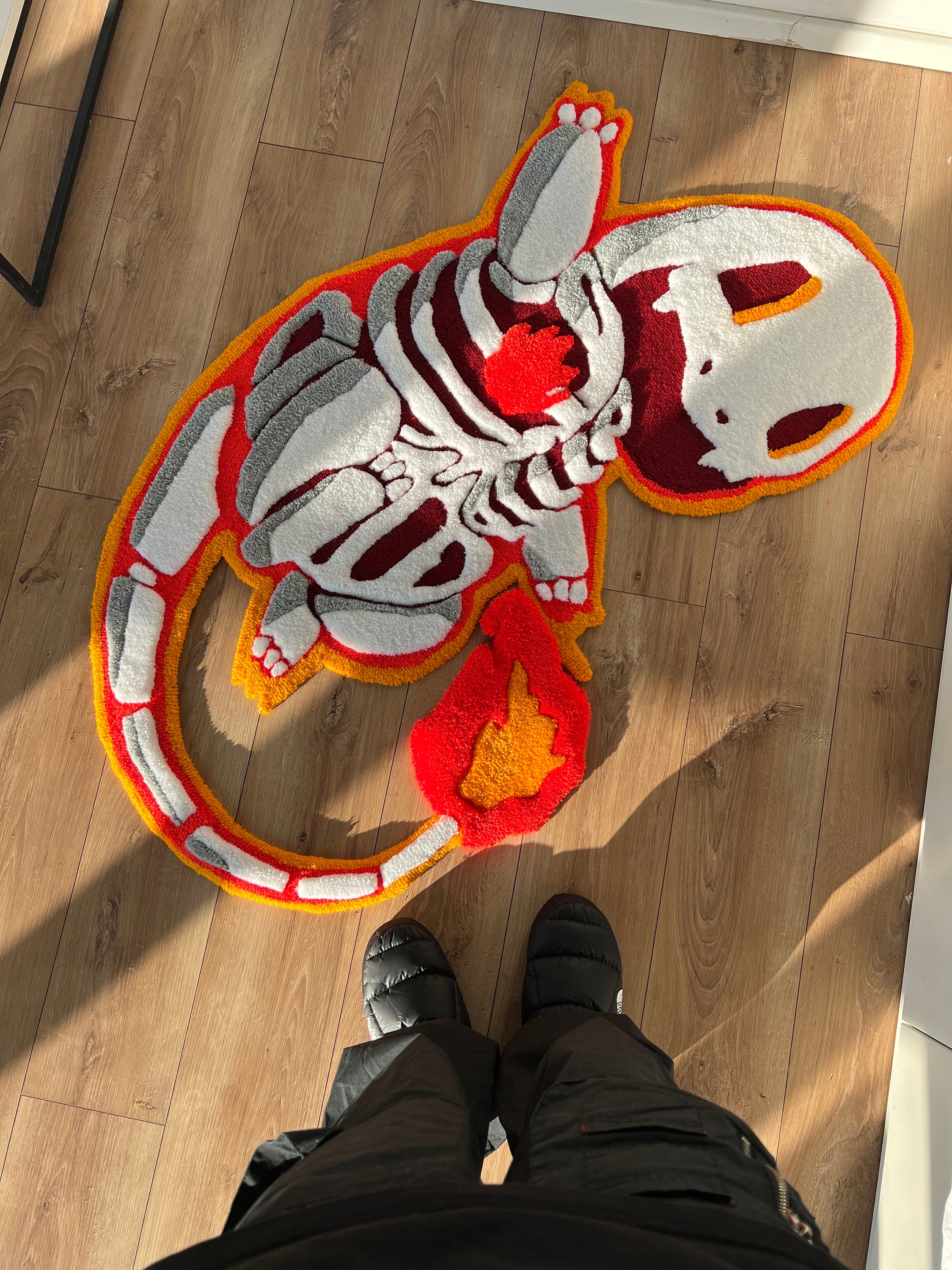 Skeleton Pokemon Rug Rug Skeleton Custom 3D Carpet - Etsy