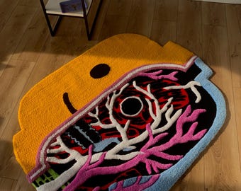 READY to Ship! Custom Tufted Rug Hoodie - Etsy