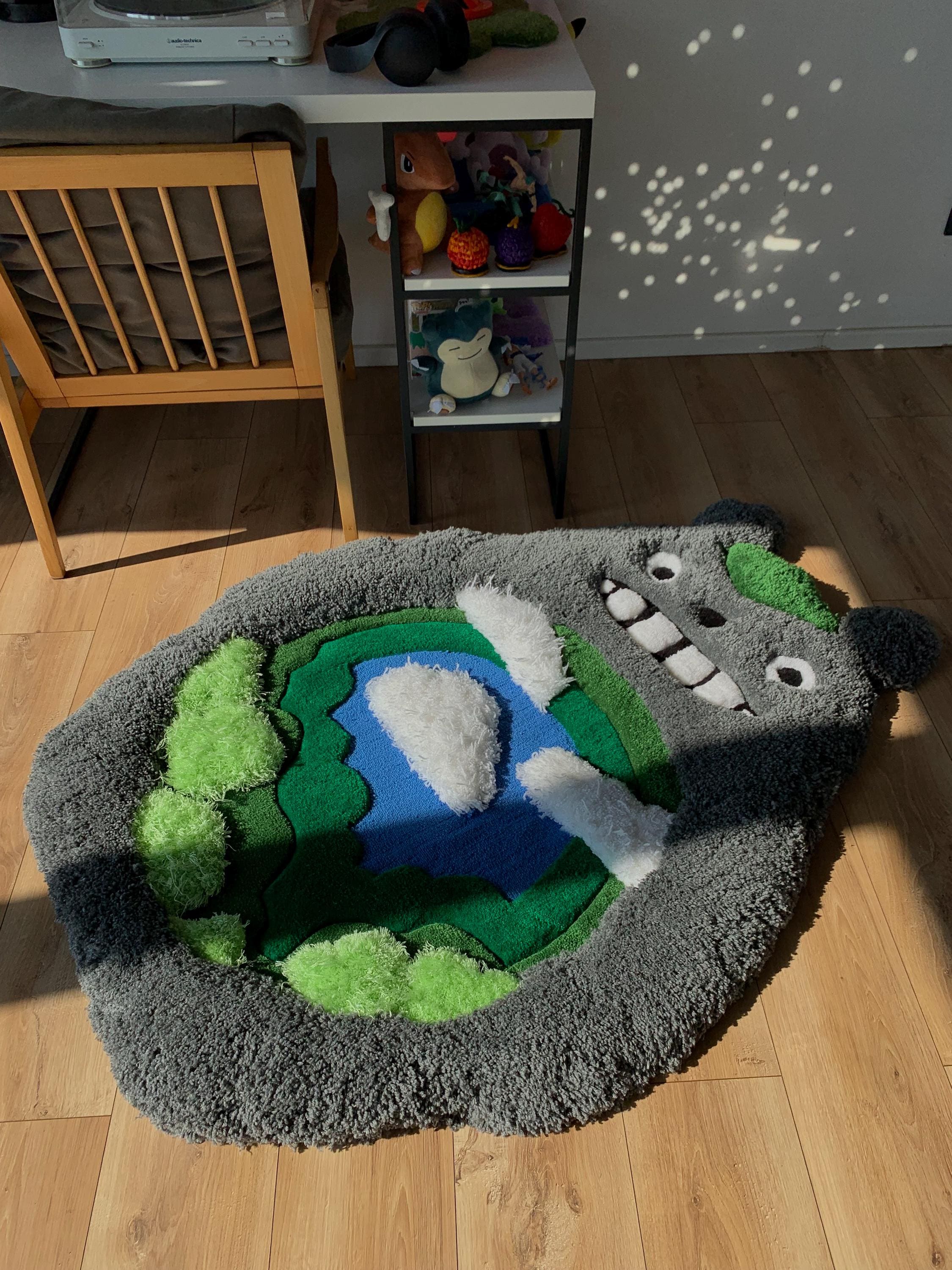 Totoro Anime Custom Tufted Rug Fluffy 3D Carpet - Etsy