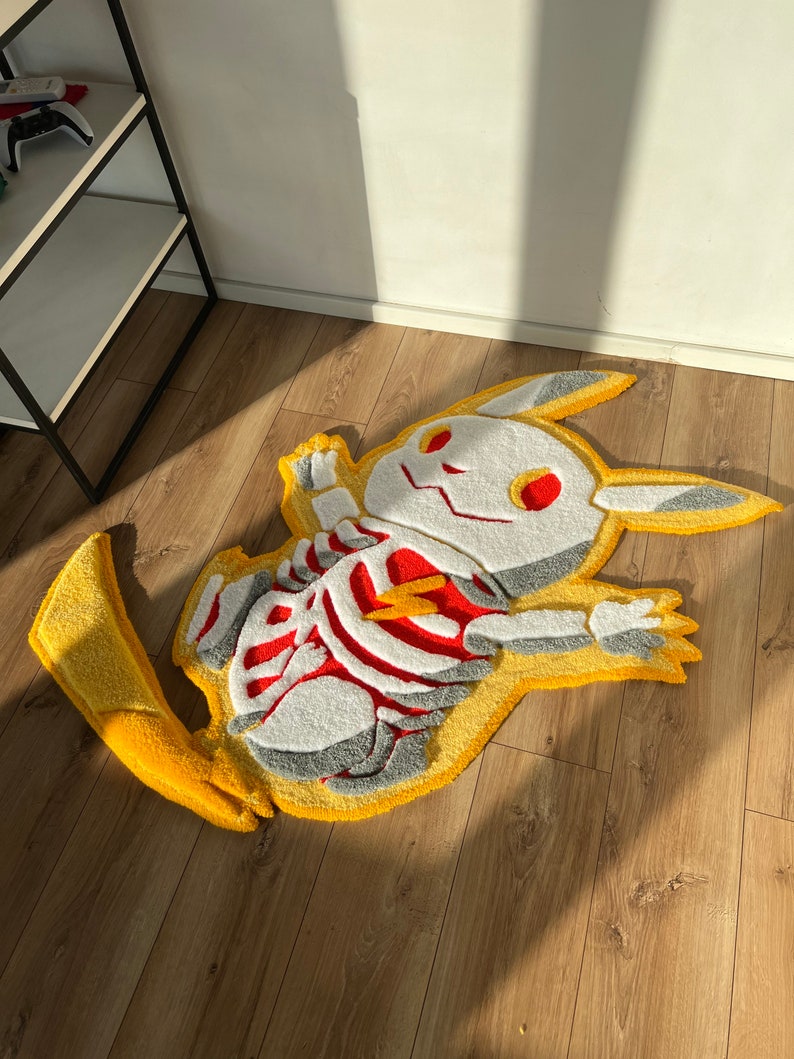 Skeleton Pokemon Rug Rug Skeleton Custom 3D Carpet - Etsy