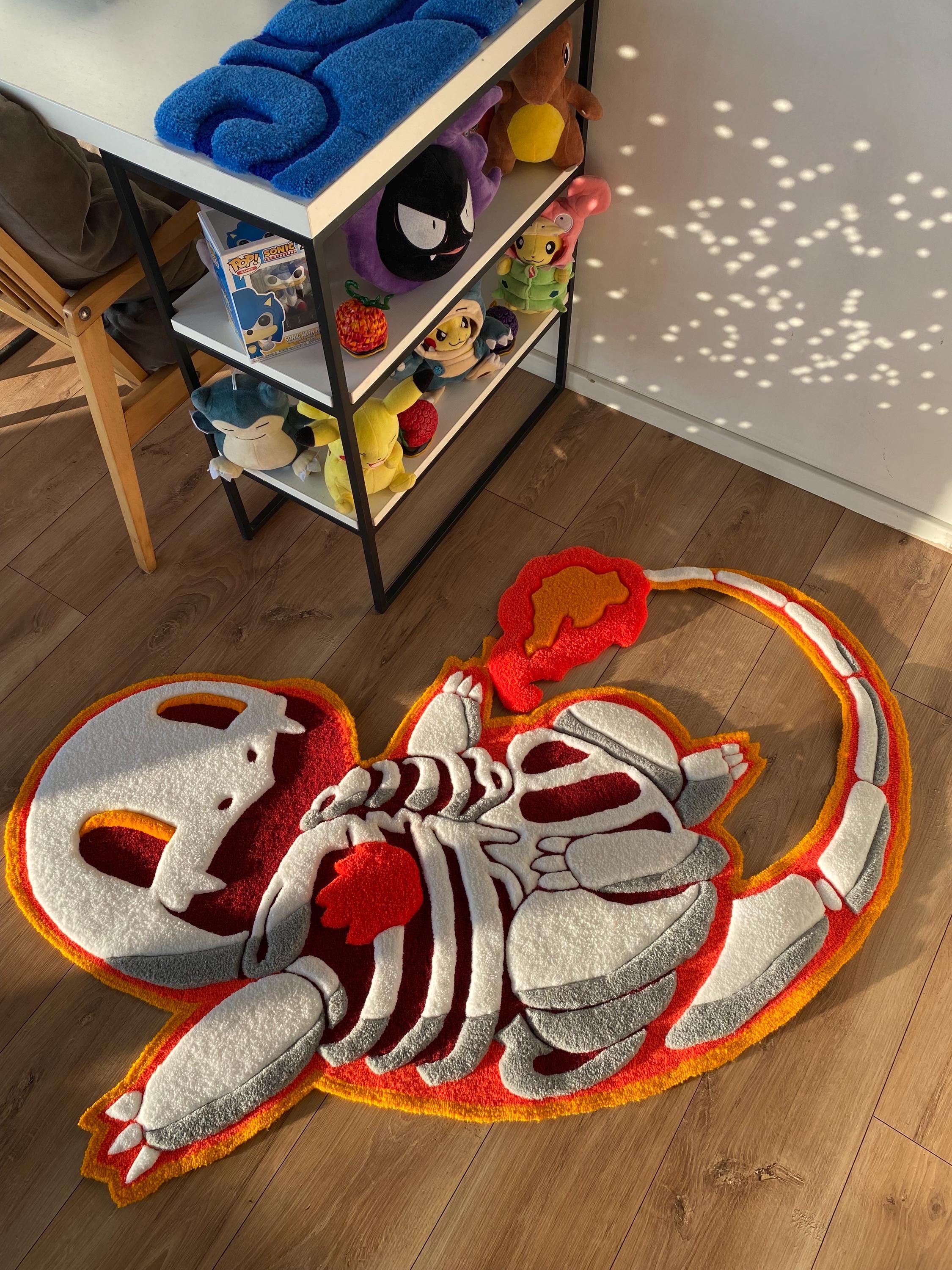 Skeleton Cat Rug Rug Skeleton Custom 3D Carpet - Etsy