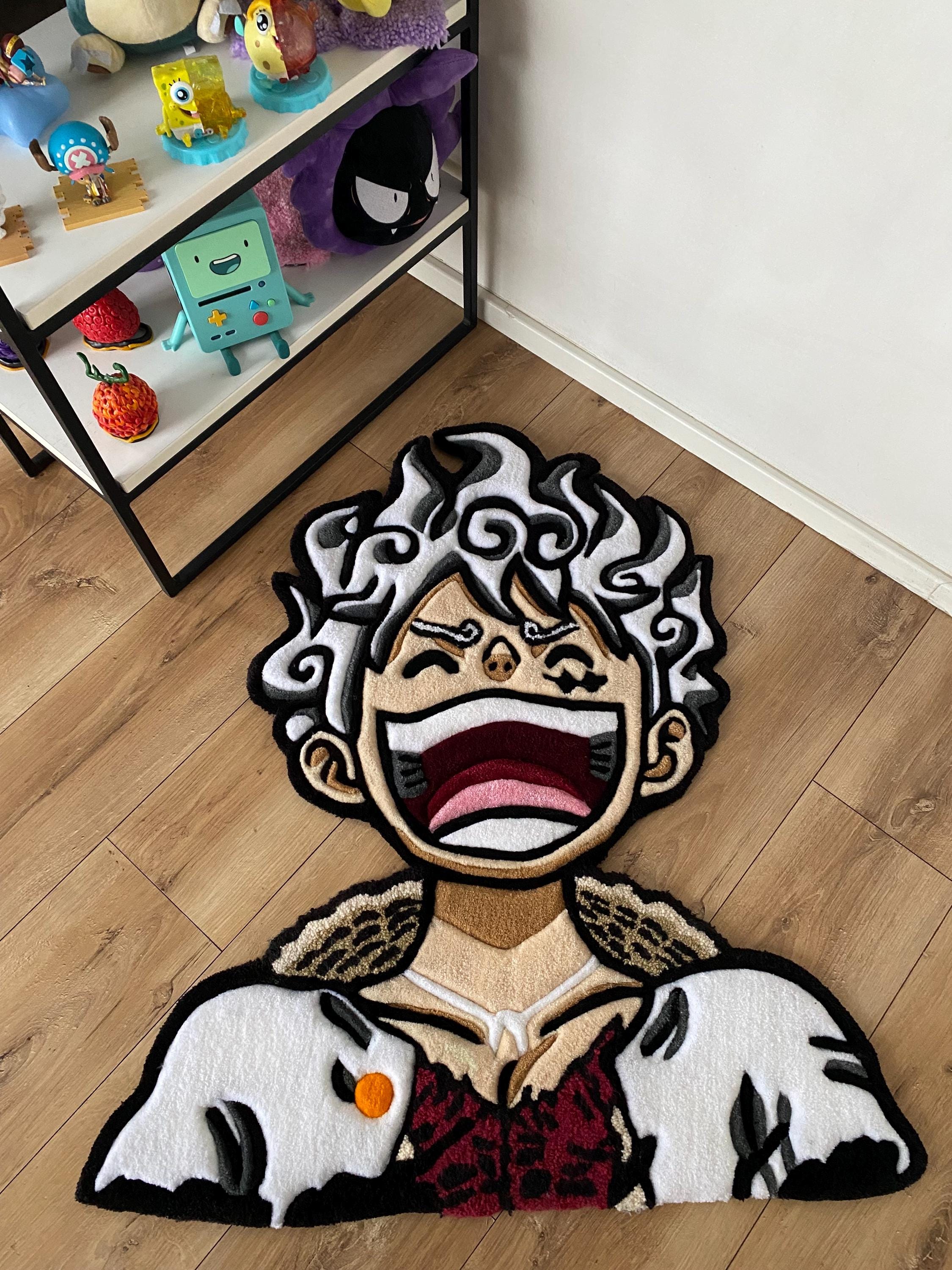 One Piece Luffy Gear 5 Custom Tufted Rug Anime Carpet - Etsy